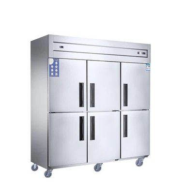6 - 도어 듀얼 - 구역 공냉식 상업용 냉동고